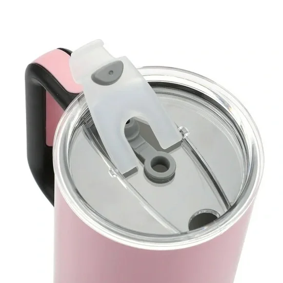 The Grinch Cindy Lou Who 40 Oz Pink Stainless Steel Tumbler with Handle New - Picture 5 of 5